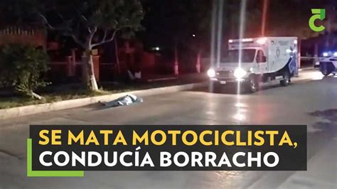 Tras Parranda Motociclista Derrap Por Conducir Borracho Y Perdi La