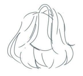 Pin De Melanie Barrientos Em Body Base Drawing Esboço De Cabelo