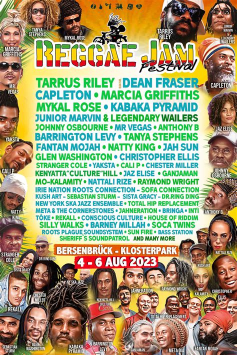 Reggae Jam Lineup Announcement