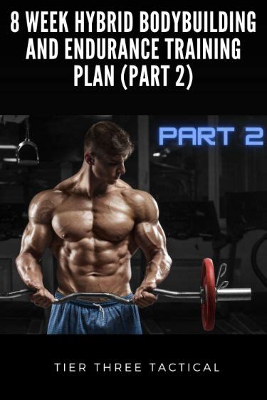 8 Week Hybrid Bodybuilding And Endurance Training Plan Part 2