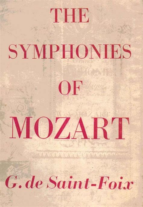 The Symphonies Of Mozart