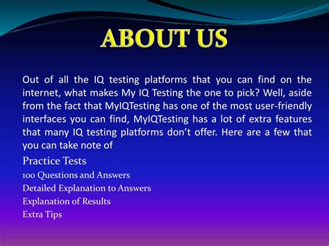 Ppt Iq Testing Get Your Iq Result Right Now Powerpoint Presentation Id 9854989