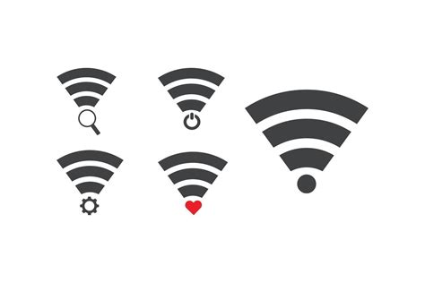 Wifi Icon Flat Design Style 2496837 Vector Art At Vecteezy