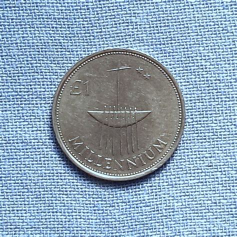 Irish Punt Coin 2000 Nickle. Ireland Millennium