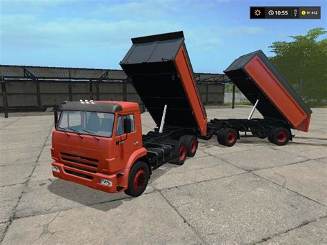 Kamaz 65115 And Trailer 93043 V 1 0 FS17 Mod