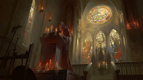 Fantasy Art In The Cathedral By Anton Solovianchyk