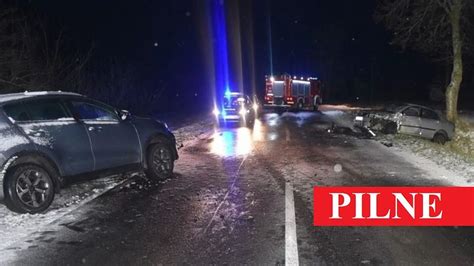 Pijany Ksi Dz Spowodowa Wypadek W Dryga Ach Dziecko W Szpitalu