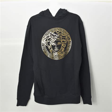 ヴェルサーチ パーカー バックメデューサ ロゴ Versace 1011853 Versaceパーカー・フーディ 100054523