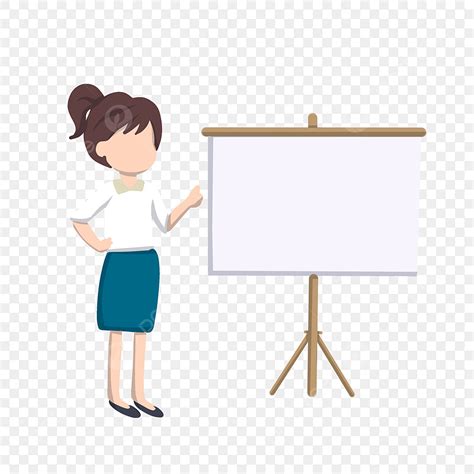 girl explaining png vector psd  clipart  transparent