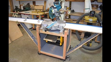 Miter Saw Standplaner Station With Rotating Top Youtube