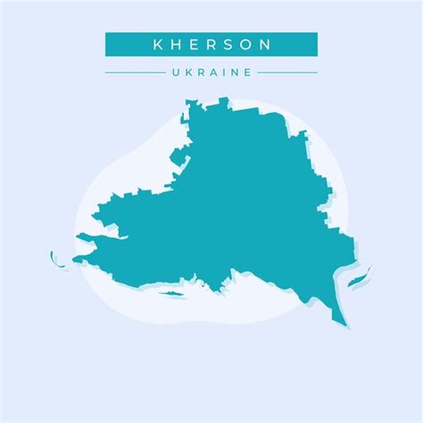 Premium Vector | Vector illustration vector of kherson map ukraine