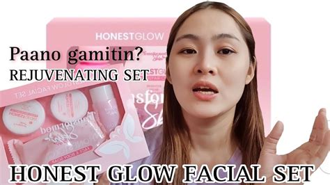 Honest Glow Facial Set Rejuvenating Set Paano Gamitin Youtube