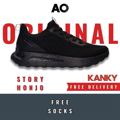 Jual Sepatu Kanky Story Honjo All Black Original Sneakers Casual Sepatu