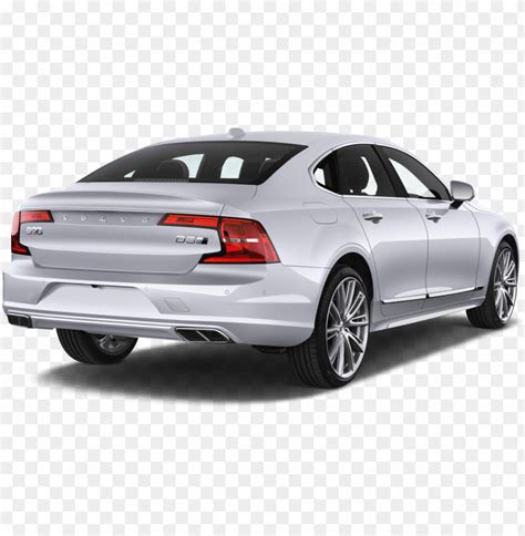 Volvo S90 Company Car Side Rear View Car Rear View Png Image With