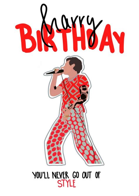 Harry Birthday Harry Styles Geburtstag Geburtstagskarte Ideen Für Geschenke