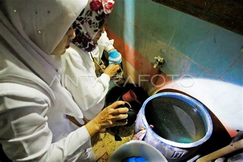 PEMANTAUAN JENTIK NYAMUK DBD ANTARA Foto