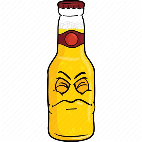 Alcohol, beer, bottle, brew, cartoon, emoji icon - Download on Iconfinder