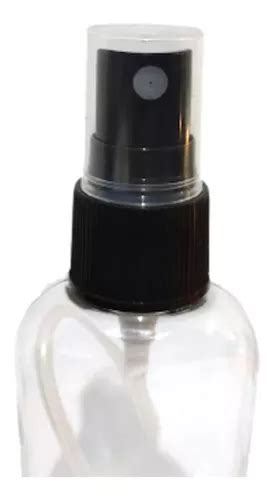 Frasco Atomizador Negro Pet Oval Ml Botella Spray En Venta En