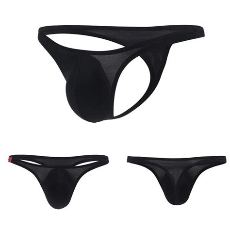 BIKINI POUR HOMMES taille basse nylon spandex slips sous vêtements