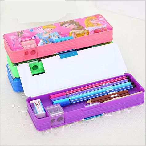 Automatic Creative Stationery Storage Boxes Boy Girl School Cute Pencil