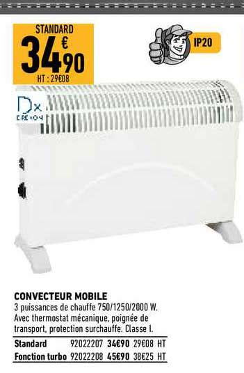 Promo Convecteur Mobile Chez Brico Cash Icatalogue Fr