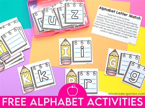 Letters Of The Alphabet Kindergarten Activities - Infoupdate.org