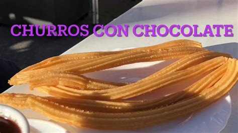 Churros con chocolate aprendemos español Spanisch lernen mit Isabel