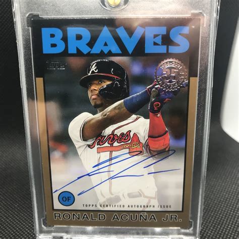 Topps Auto Ronald Acuna Jr