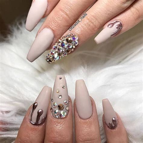 Gorgeous Coffin Acrylic Nails Ideas NailDesignsJournal Acrylic