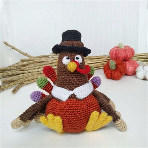 Amigurumi Turkey Crochet Pattern Crochet Turkey Bird Pattern Etsy