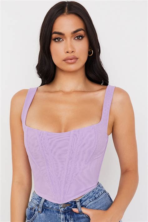 Satin Plunge Neck Crop Cami Top Artofit