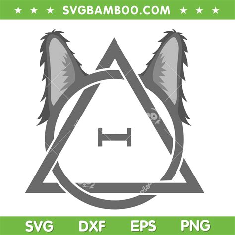 Wolf Therian Symbol Svg Png