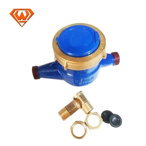 Iso Class B Brass Rotating Blade Dry Single Jet Water Meter Buy