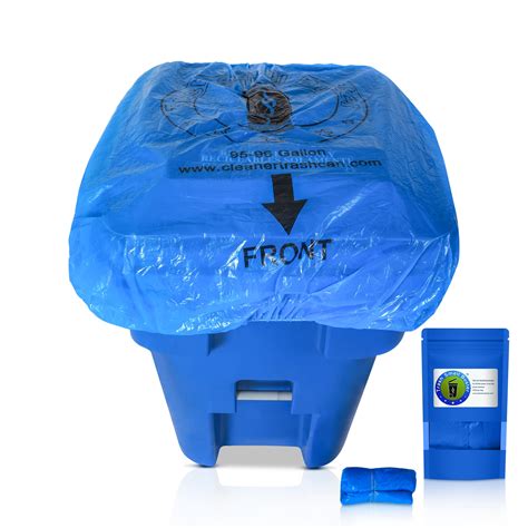 Trash Smell Buster Outdoor Plastic Garbage Trash Can Covers Contain