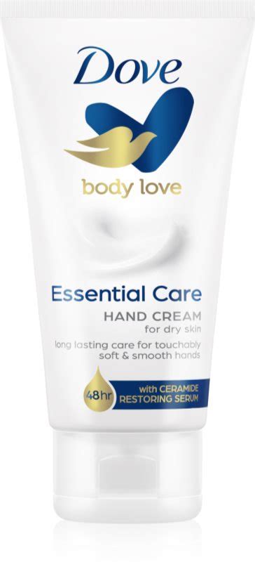 Dove Body Care Essential Care Cr Me Mains Pour Peaux S Ches Notino Fr