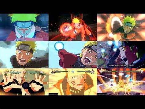 All Ultimate Jutsu In Naruto Storm Series(Ultimate Jutsu Evolution) | Naruto, Anime naruto, Anime