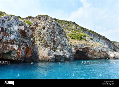 Zakynthos, Blue caves Stock Photo - Alamy