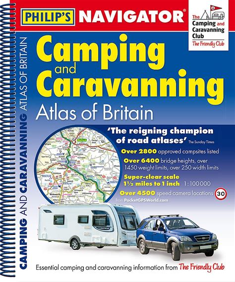 Philip S Navigator Camping And Caravanning Atlas Of Britain Spiral Nd