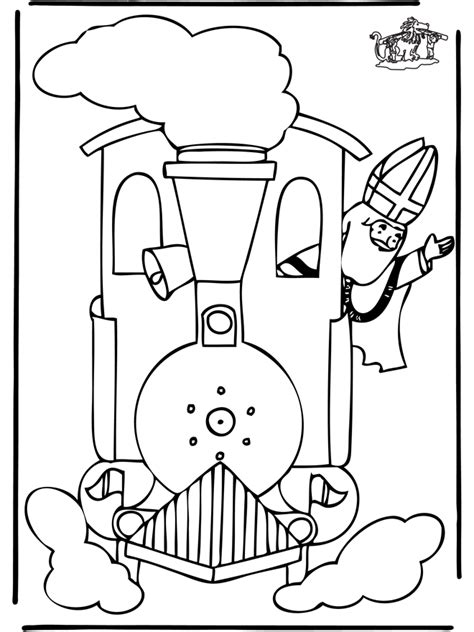 Sinterklaas Sint Nicolas Coloring Pages