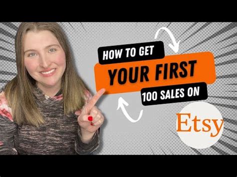 From To How To Get Your First Sales On Etsy Youtube