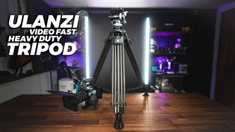 Ulanzi Video Fast Heavy Duty Carbon Fiber Video Tripod Youtube