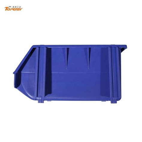 Plastic Tool Parts Box Stackable Rear Hanging Plastic Storage Box For