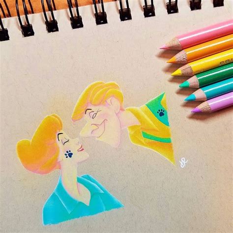 One of my favorite Disney couples 😊 Inspired by @dramaticparrot Drawn ...