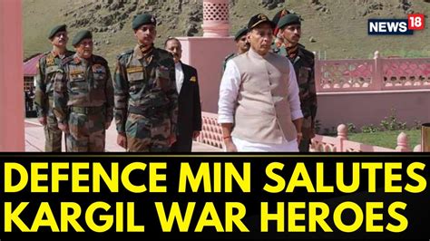 Kargil Vijay Diwas Defence Minister Rajnath Singh Pays Tribute To