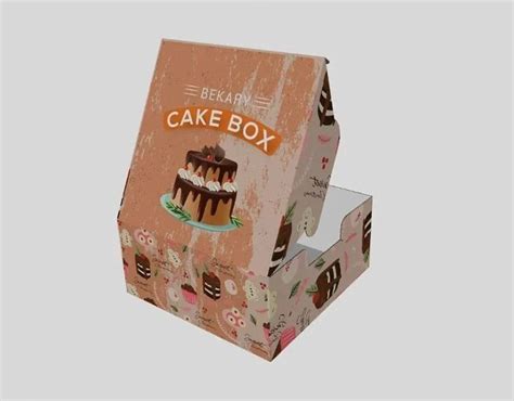 Printed Duplex Paper Cup Cake Box Without Window At Best Price In Gurgaon