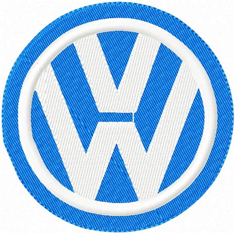 Matriz De Bordado Volkswagen Logo Elo Produtos Especiais