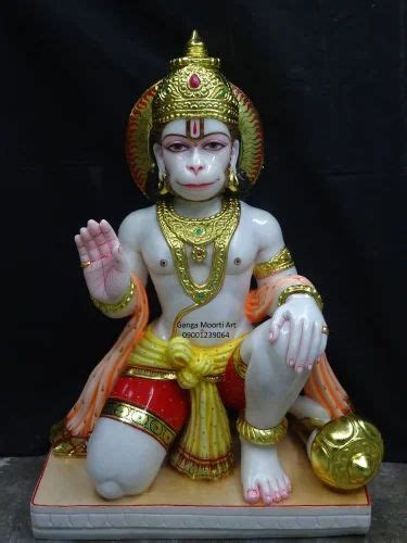 White Marble Hanuman Ji Statue Temple At Rs In Alwar Id