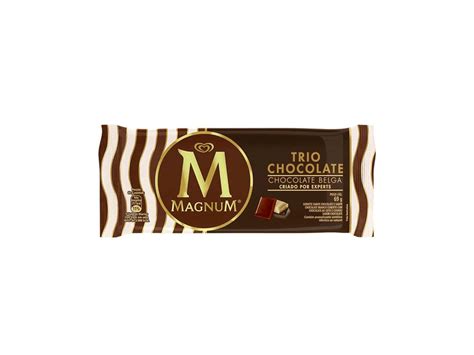 Sorvete Kibon Magnum Trio Chocolate Belga 69g Farmácia Online Drogal