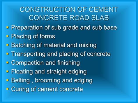 Road Construction Method Final Ppt