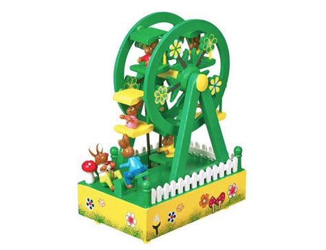 Caja De Musica Noria Y Conejitos Musical Box Ferris Wheel Music